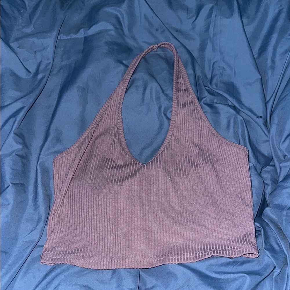 Purple Halter Top